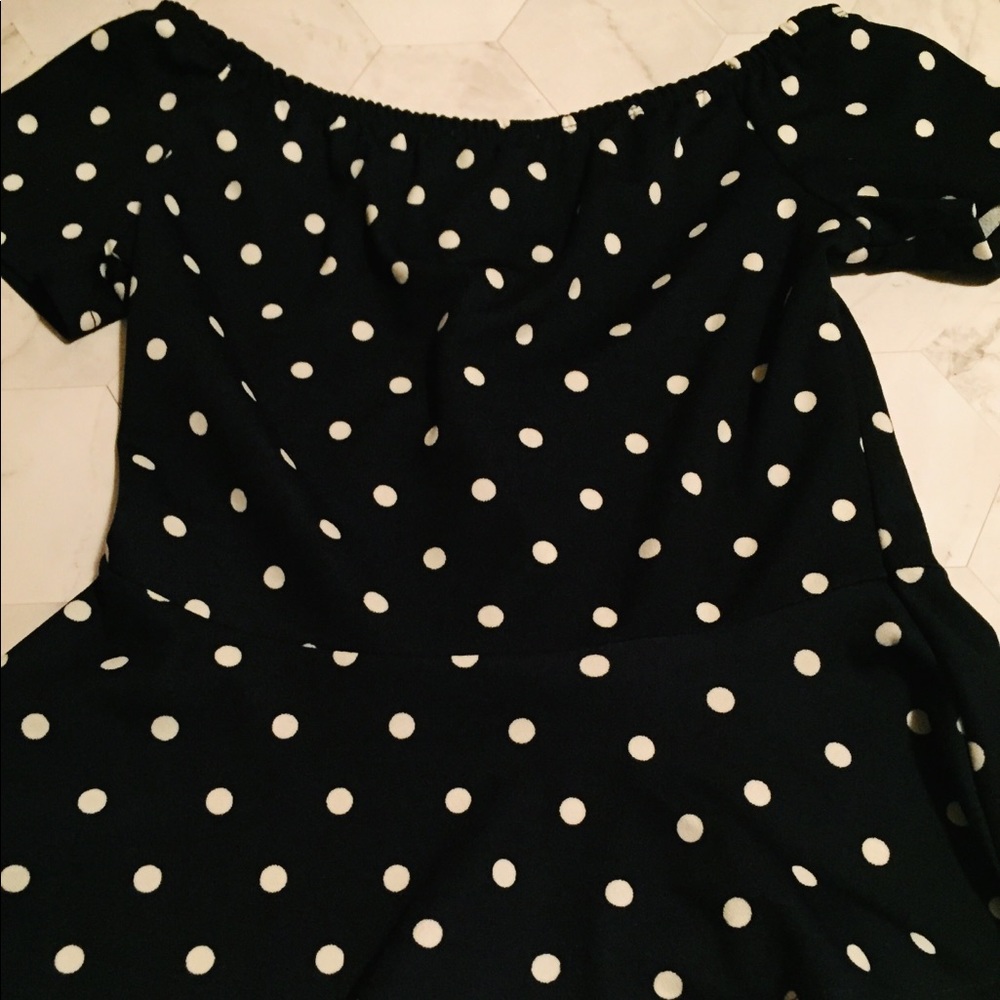 Polka dot blouse